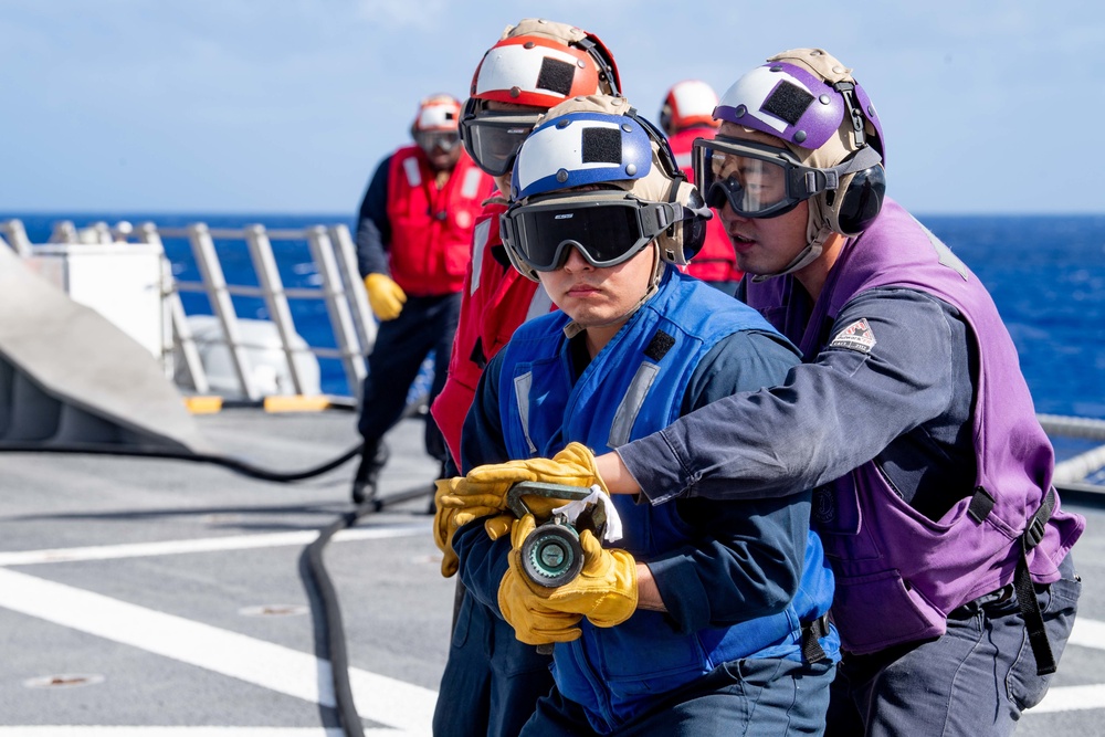 USS Charleston Sailors Participate in FDFF Drill