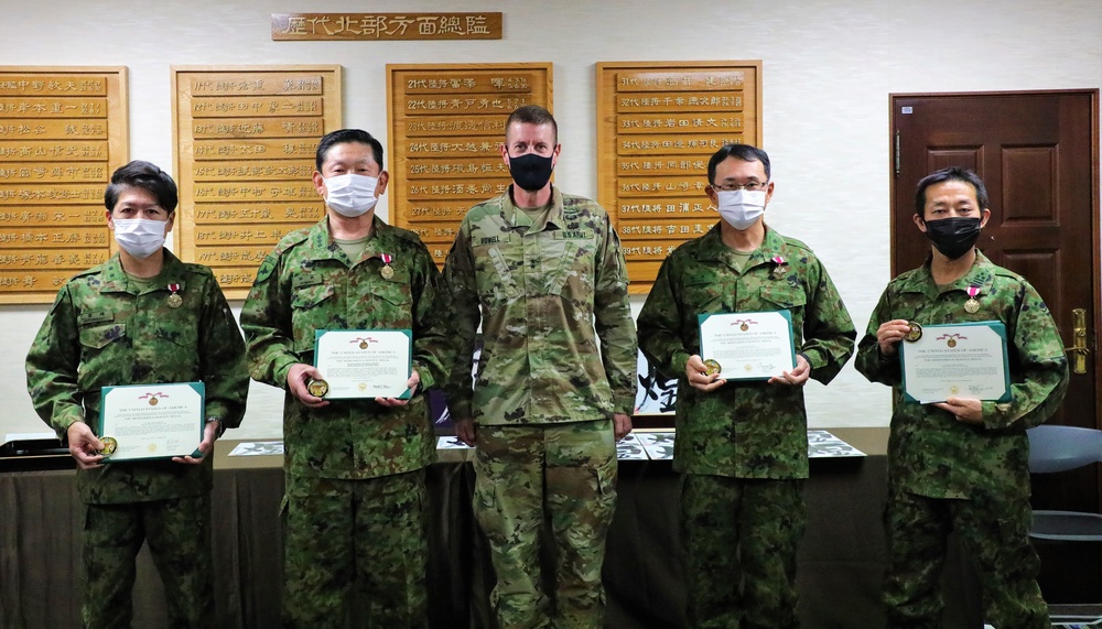 USARJ commander presents several awards at Northern Army