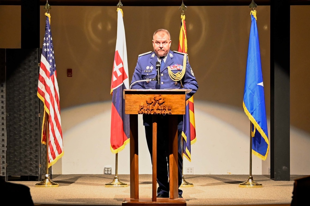 AZ Guard Graduates 1st Slovak F-16 Fighting Falcon Student Pilots