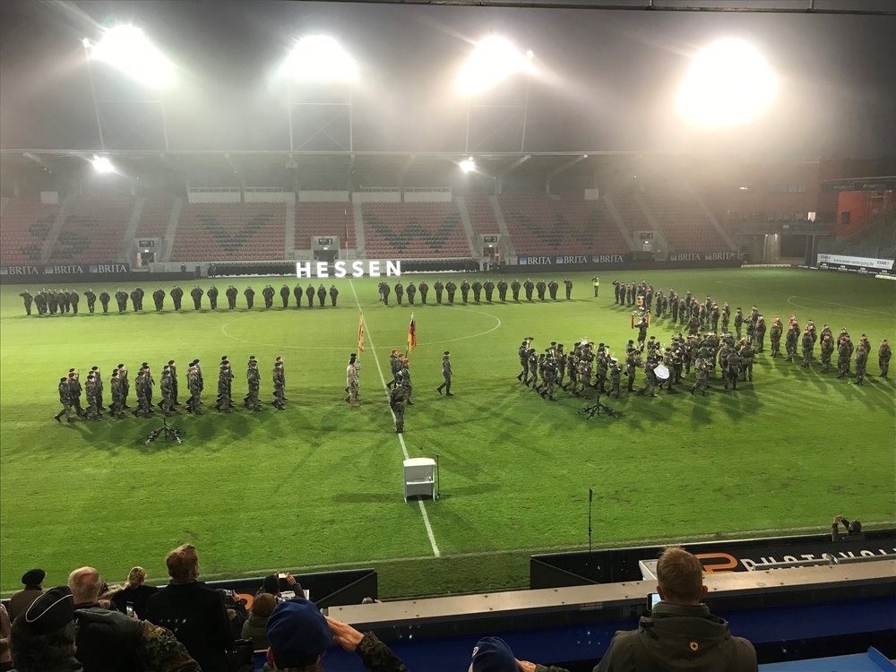 USAG Wiesbaden Color Guard participates in Bundeswehr ceremony