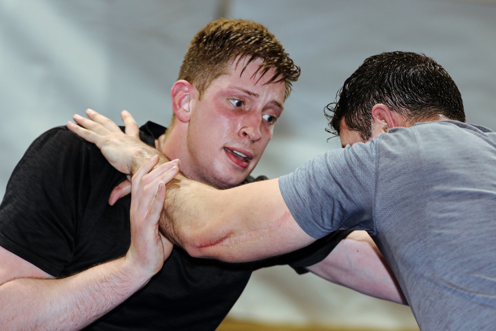 Quarterhorse Soldiers wrestle for Victory Wellness