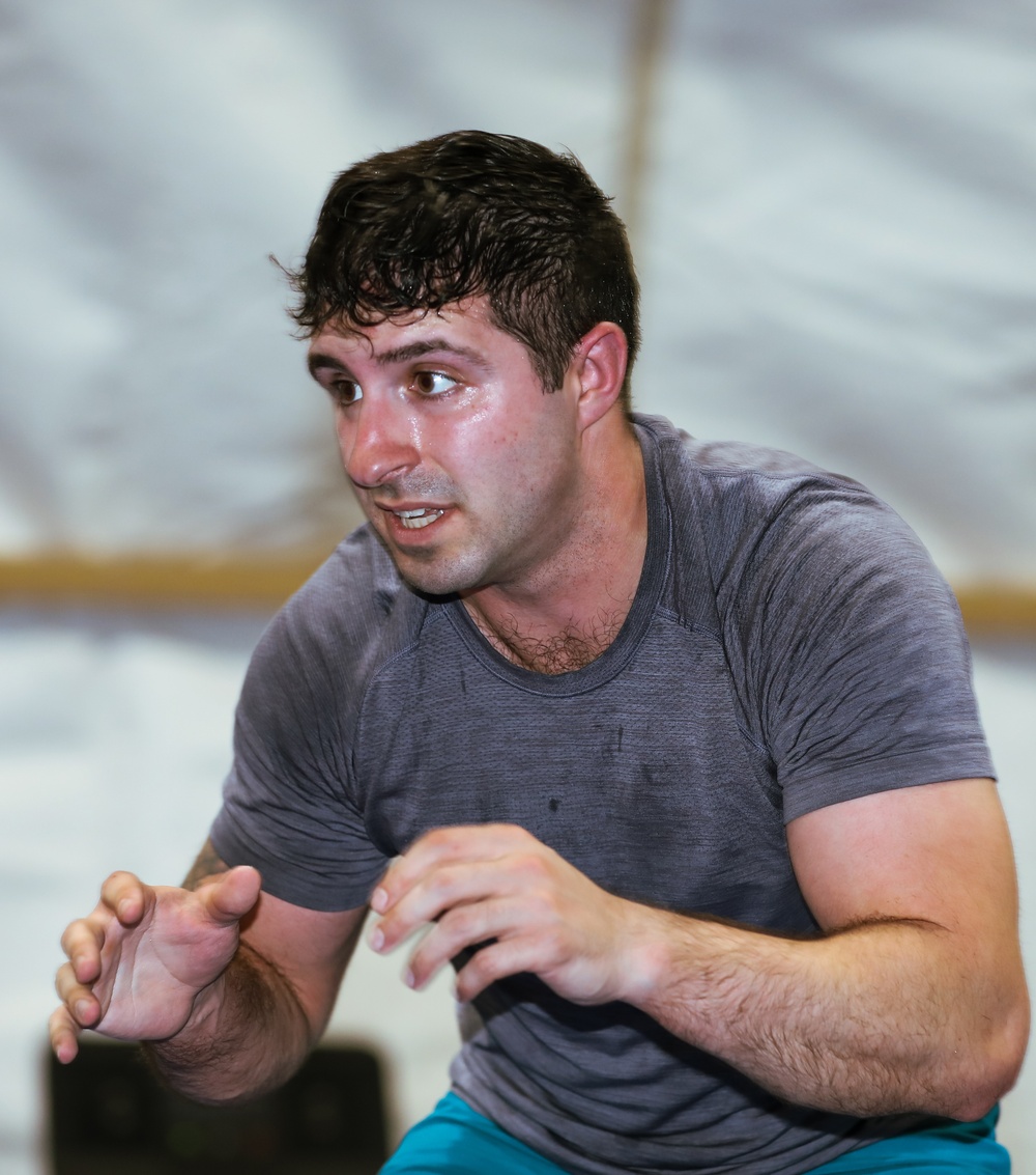 Quarterhorse Soldiers wrestle for Victory Wellness