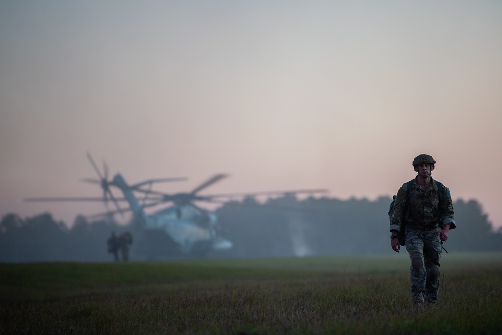 Air Force, Marine Corps, Army National Guard Airborne Operation Training