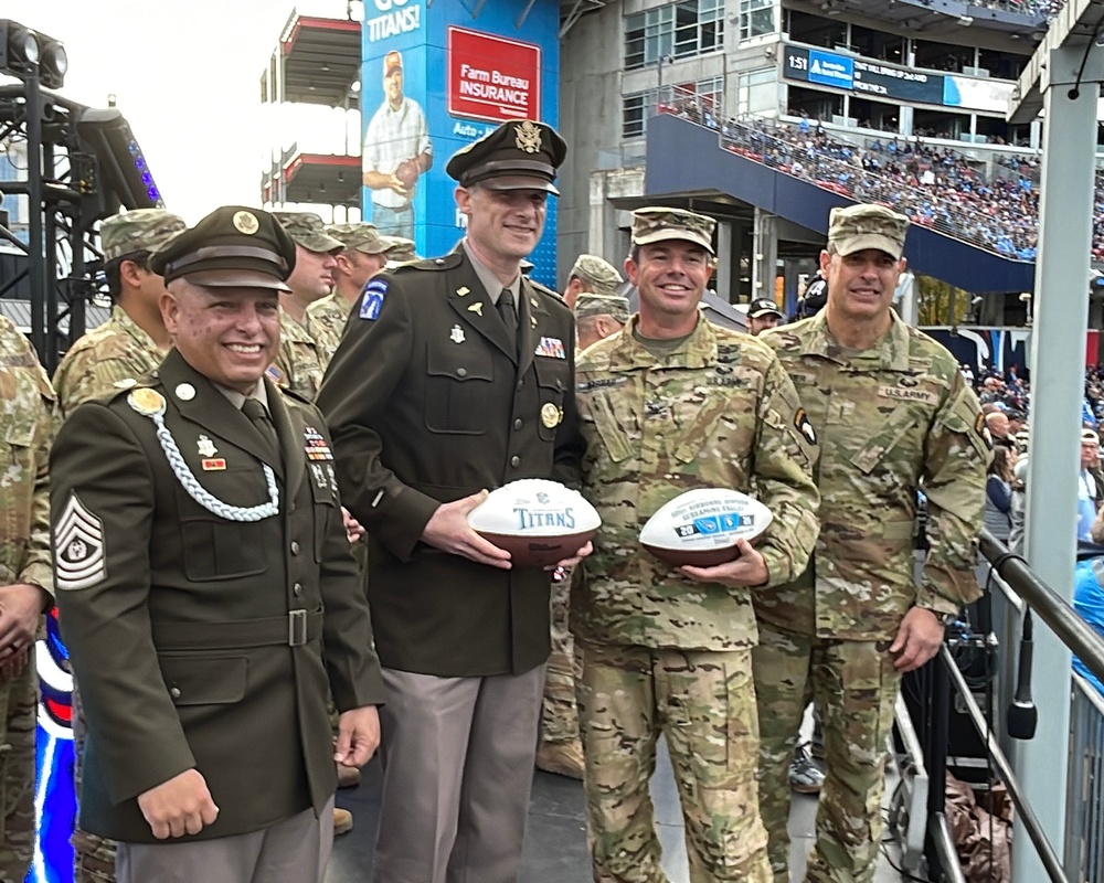 BACH, 101st CAB, medical units participate in Tennessee Titans Salute to Service