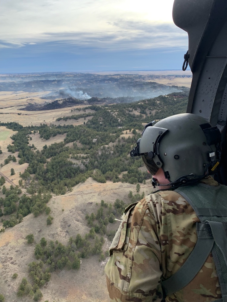 Fighting wildfire in Nebraska