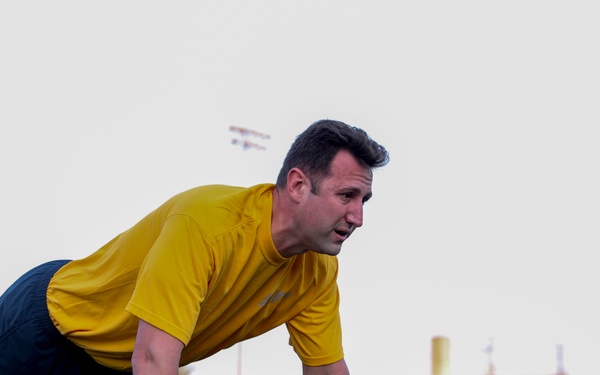 Sailors participate in the command PRT