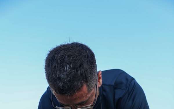 EM2 Candia warms-up during the command PRT