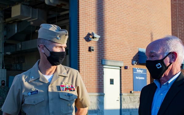 Deputy Secretary of Defense Tours SUBASE New London