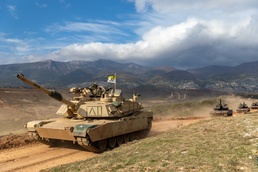 1-16th Infantry Regiment and the Hellenic Army participate in a combined arms live-fire for Olympic Cooperation 2021 at Triantafyllides Camp, Greece