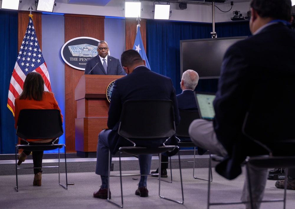 SECDEF Austin Press Briefing