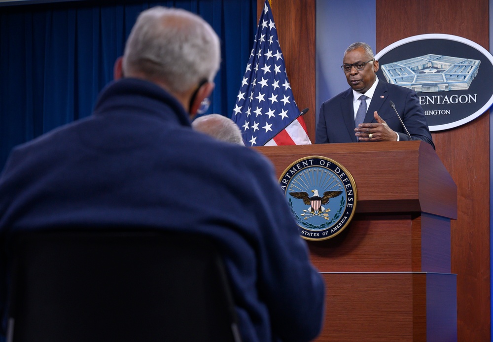 SECDEF Austin Press Briefing