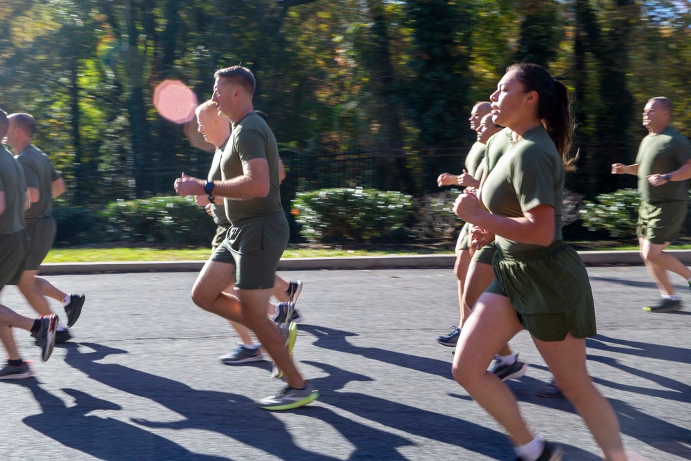 246th Marine Corps birthday run