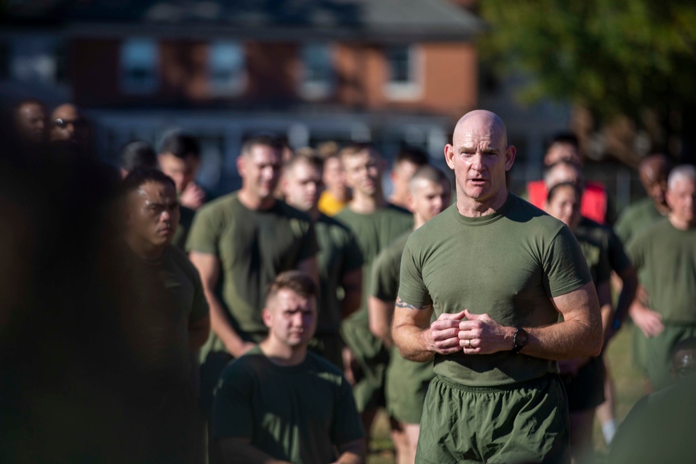 246th Marine Corps birthday run