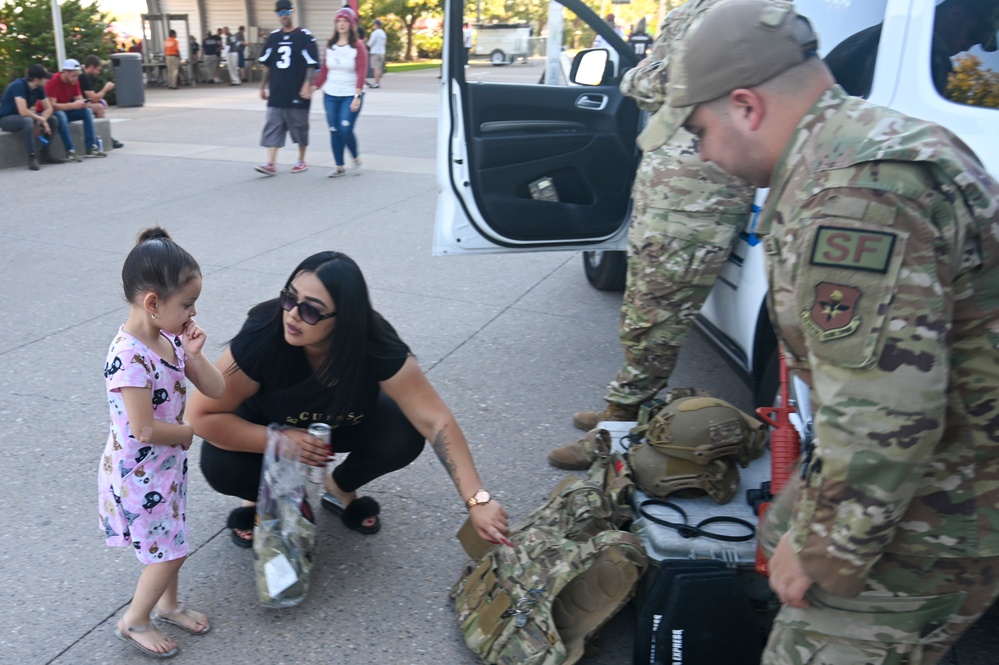 Luke AFB connects with local football fans at AZ Cardinals’ Salute to Service game