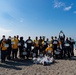 CFAY Sailors pick up trash at the annual Zushi Beach clean-up
