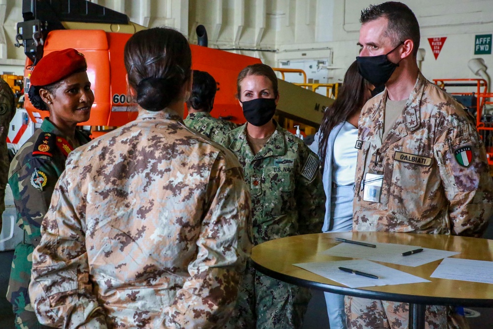 USS Hershel "Woody" Williams hosts Women, Peace, and Security in Djibouti