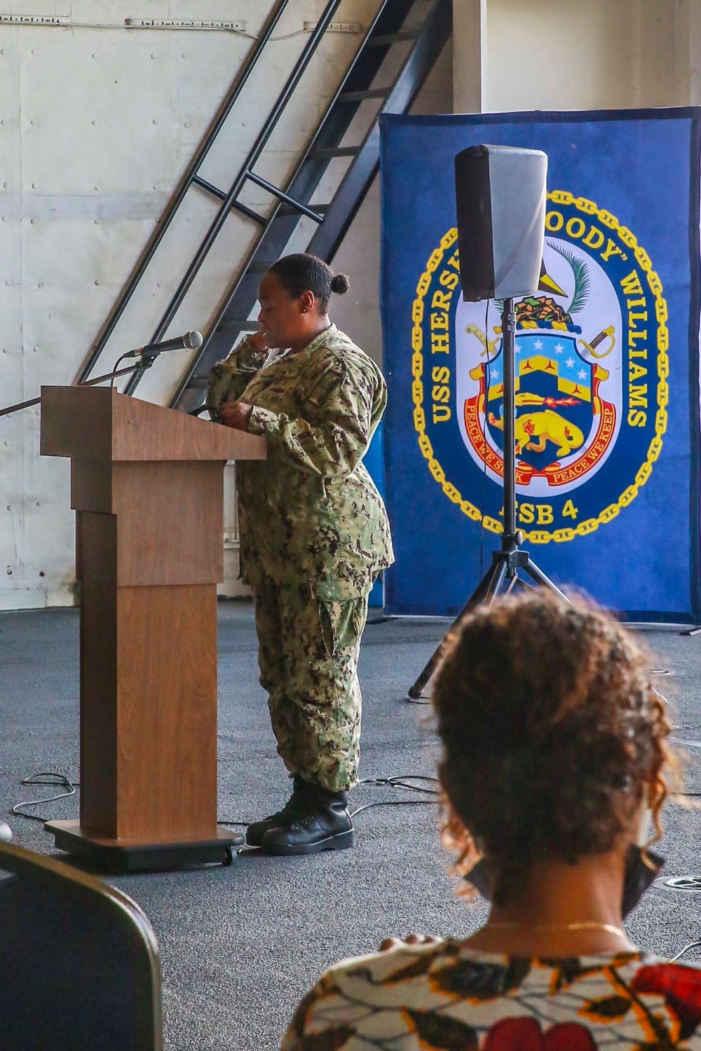 USS Hershel "Woody" Williams hosts Women, Peace, and Security in Djibouti