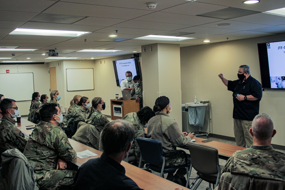 U.S. Air Force Airmen arrive at Benefis Health System in Great Falls, Montana