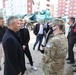 KFOR Soldiers deliver computer and office equipment to the Public Youth Center of Skenderaj