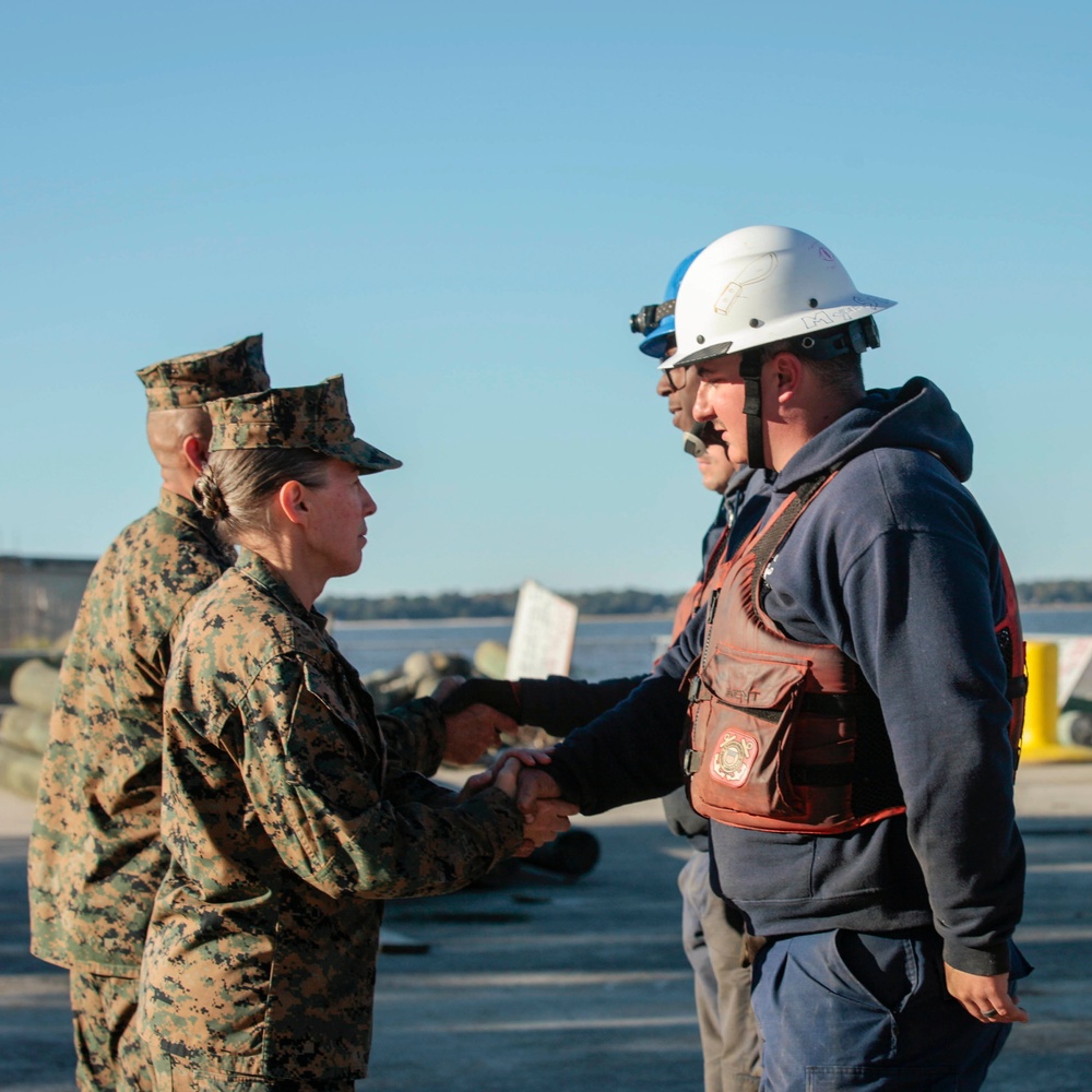 Parris Island Awards U.S. Coast Guard Cutter Anvil