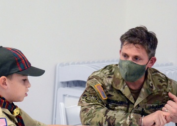 Vicenza Cub Scouts focus on Arrow of Light badge