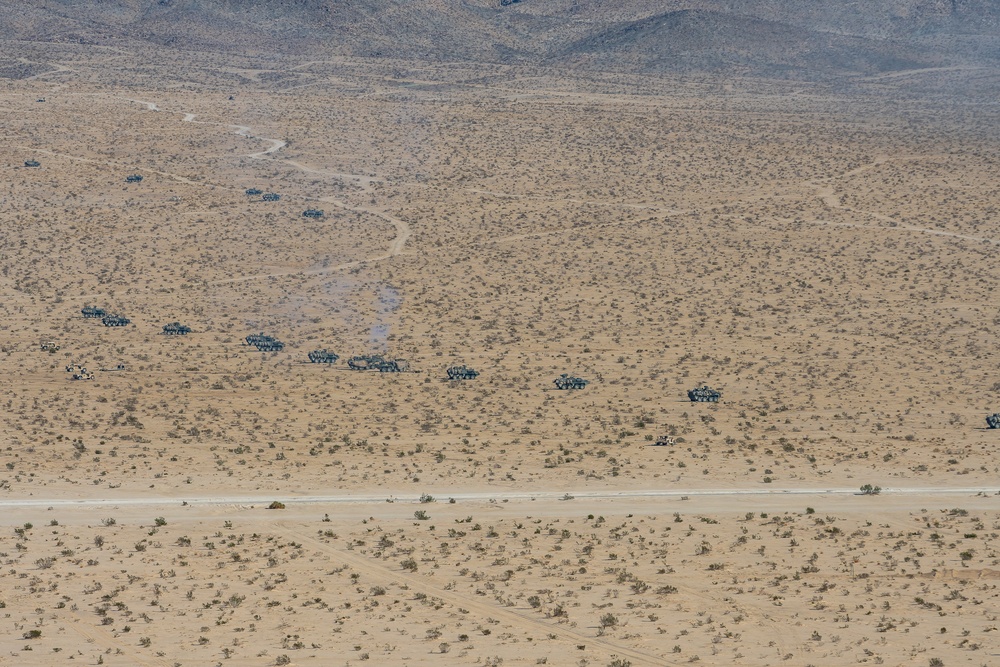 Warhorse Brigade conducts live fire exercise at NTC