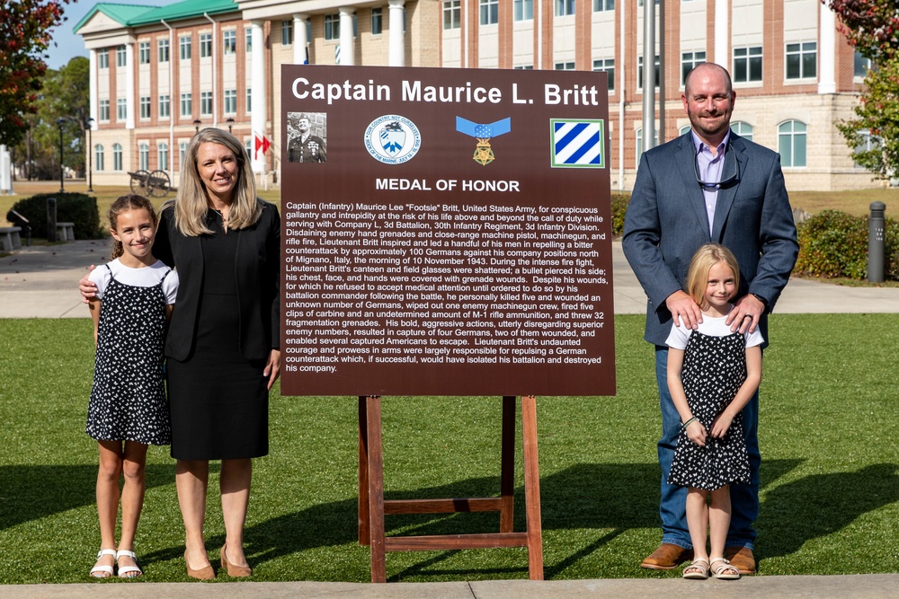 Marne Week Dedication Ceremony