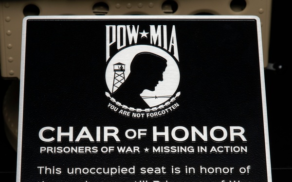 AMC Museum unveils POW/MIA Chair of Honor