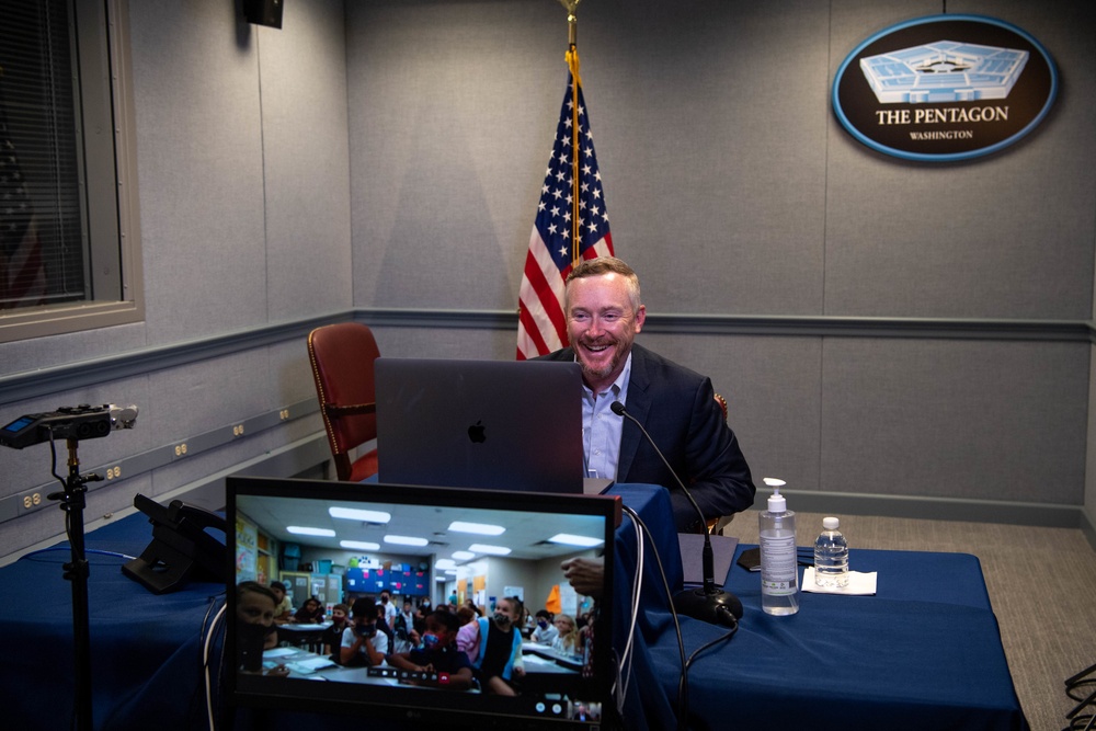 DOD Chief Data Officer speaks to Mitchell Elementary students