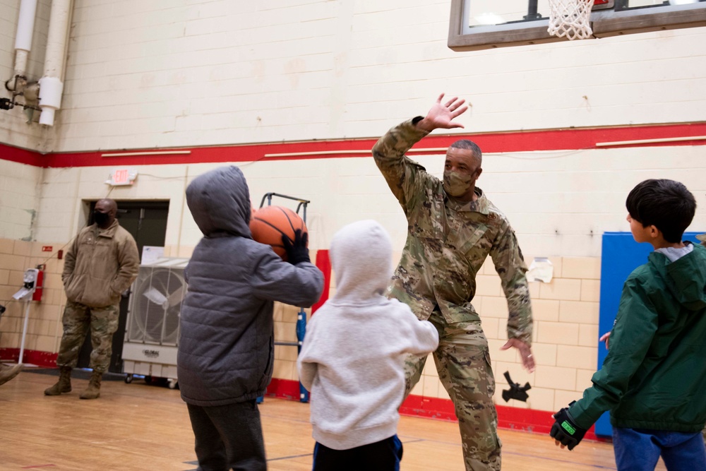 Air Force Senior Enlisted Leaders visit Liberty Village