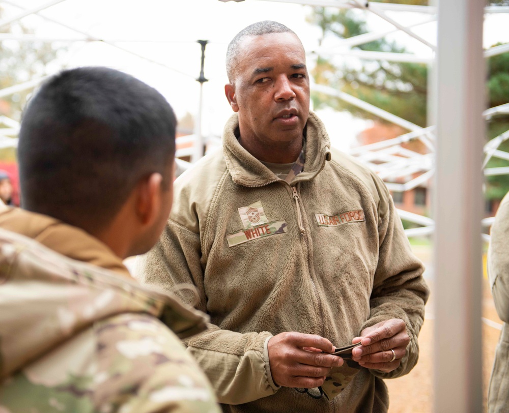 Air Force Senior Enlisted Leaders visit Liberty Village