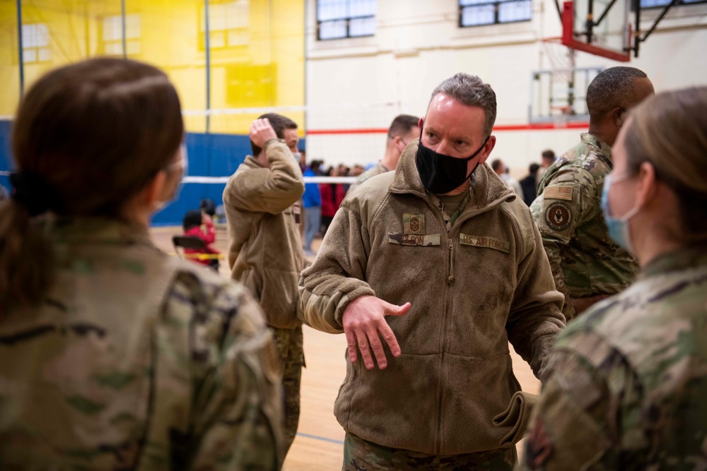 Air Force Senior Enlisted Leaders visit Liberty Village