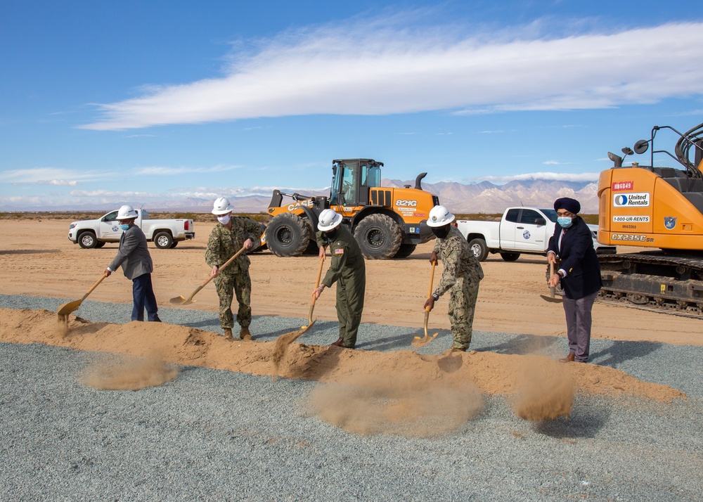 Naval Facilities Engineering Systems Command (NAVFAC) Officer in Charge of Construction (OICC) China Lake Hosts Groundbreaking Ceremony for Largest Earthquake Recovery Construction Project