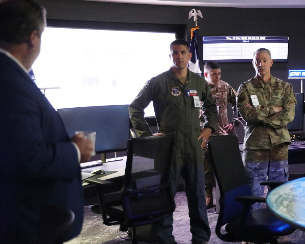 Ellington Field hosts Space Partner visit to 147th Attack Wing