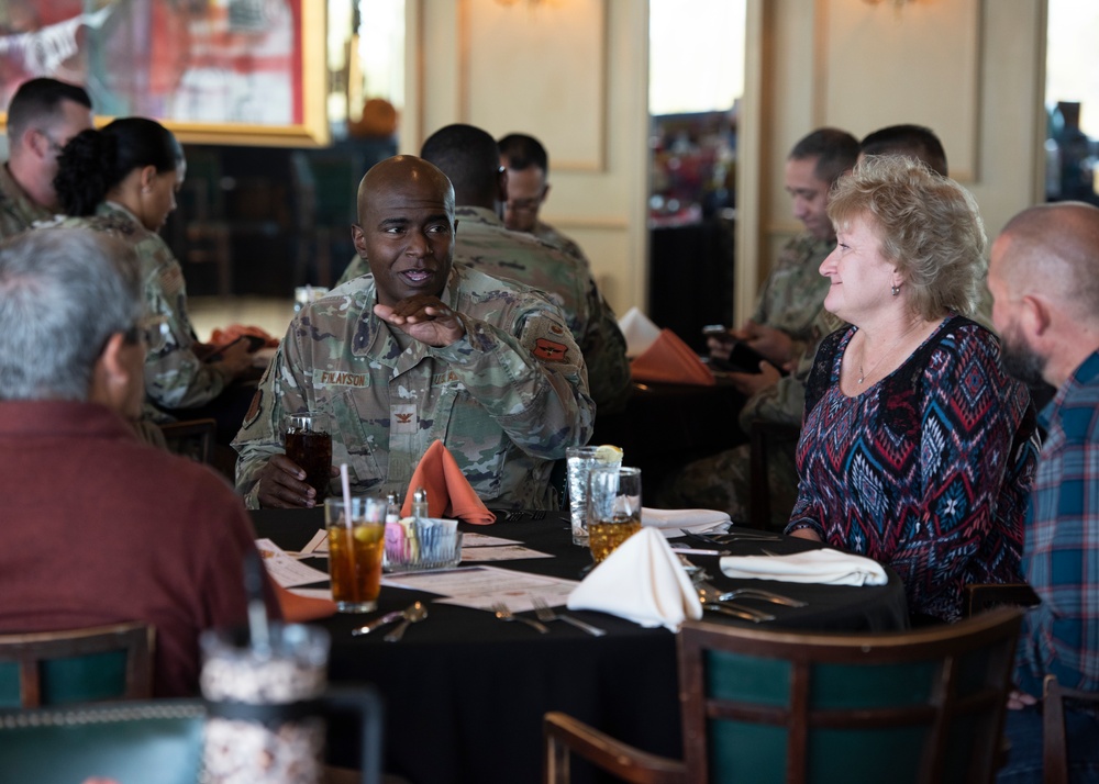 17th Training Wing Leadership Speaks at the Annual San Angelo Apartment  Association Meeting