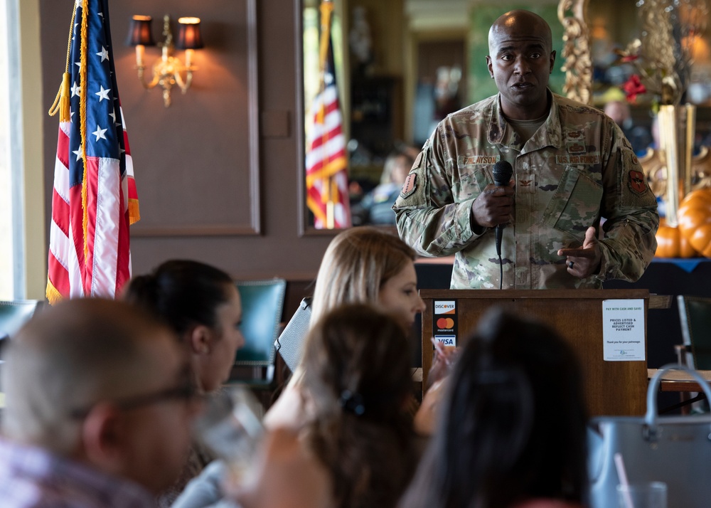 17th Training Wing Leadership Speaks at the Annual San Angelo Apartment  Association Meeting