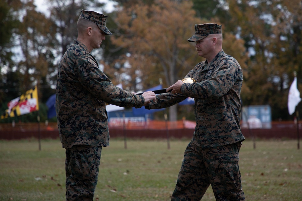 2nd Marine Logistics Group change of charge ceremony