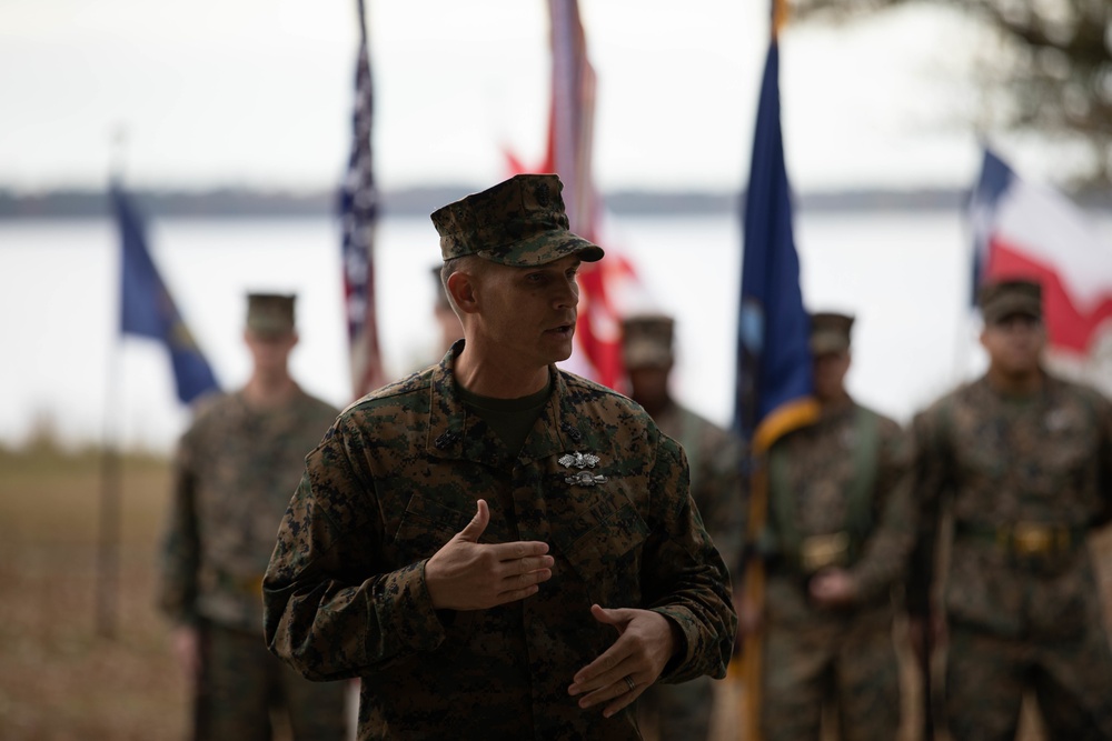 2nd Marine Logistics Group change of charge ceremony