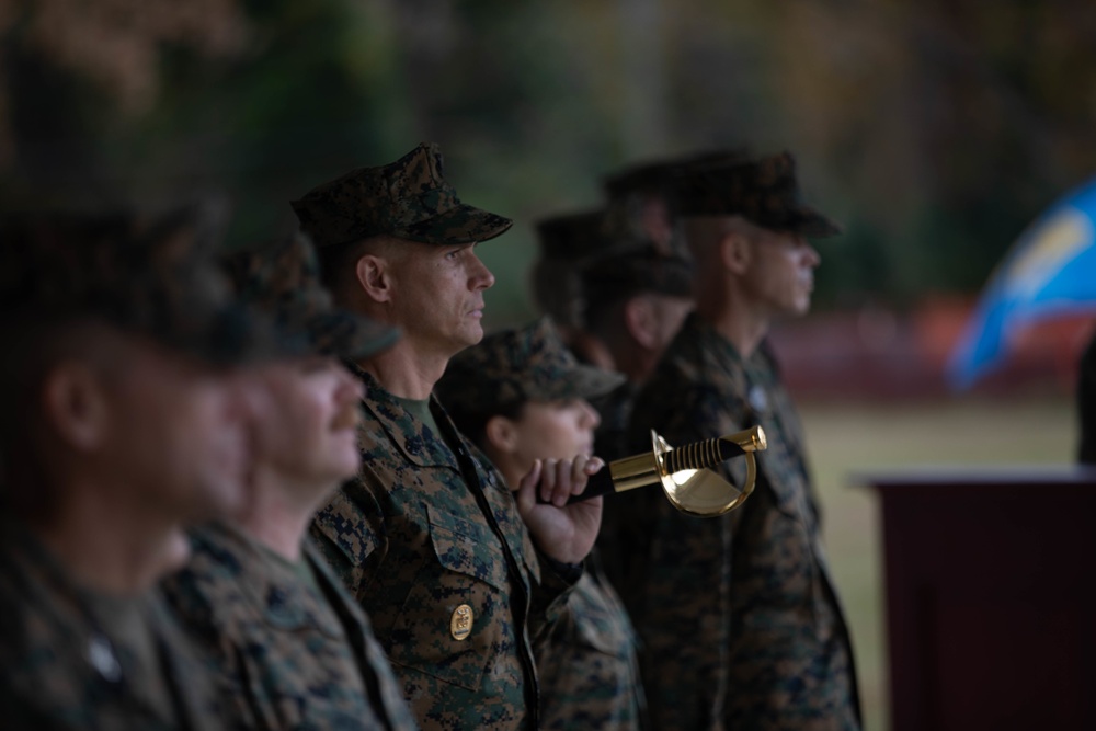 2nd Marine Logistics Group change of charge ceremony