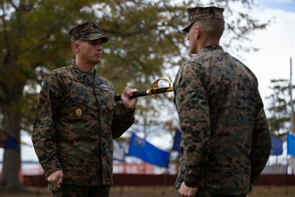 2nd Marine Logistics Group change of charge ceremony