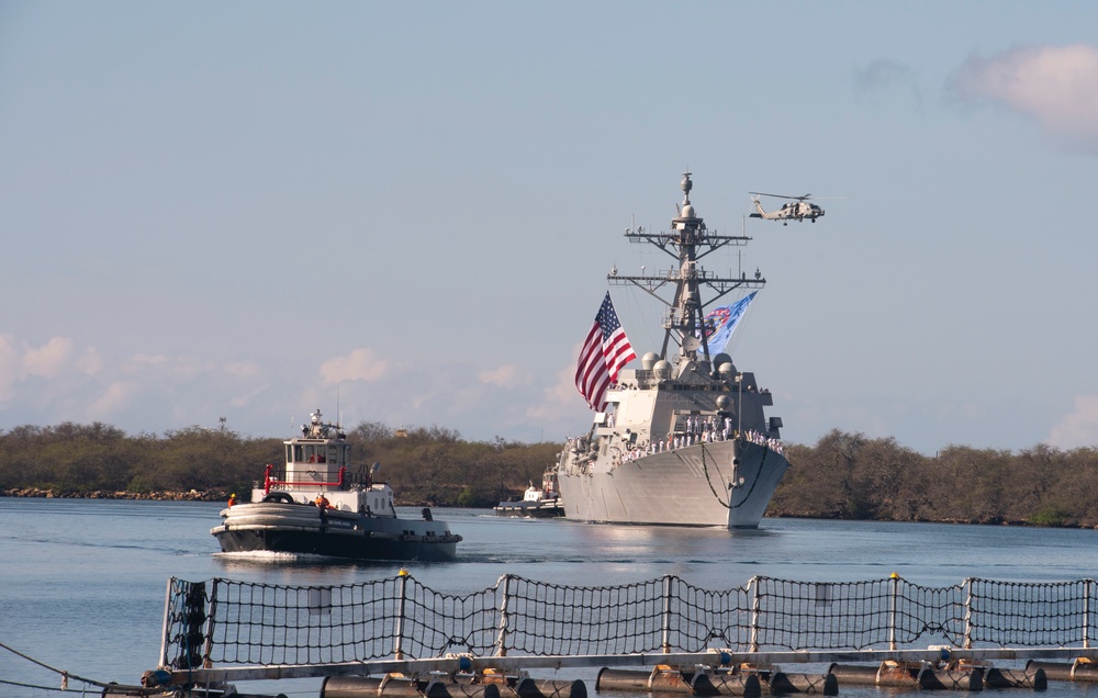 PCU USS Daniel Inouye Completes Maiden Voyage