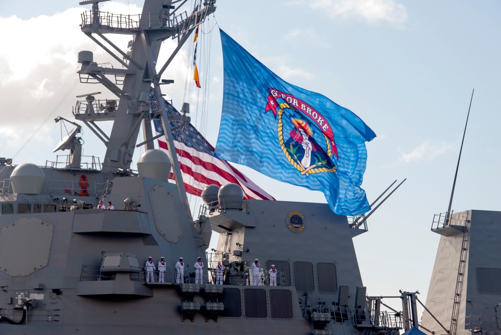 PCU USS Daniel Inouye Completes Maiden Voyage