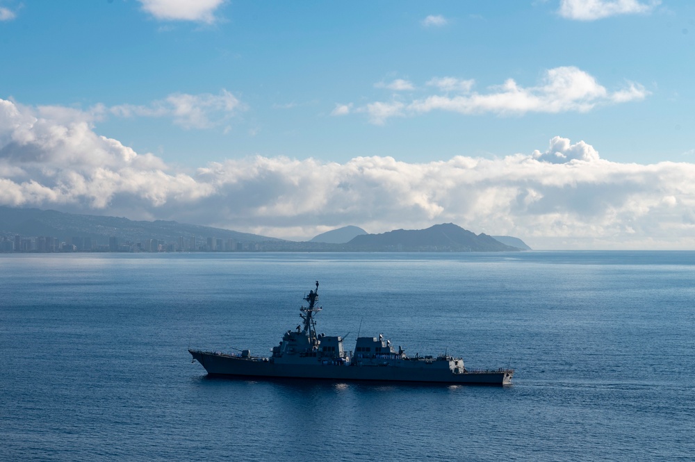 PCU USS Daniel Inouye Completes Maiden Voyage