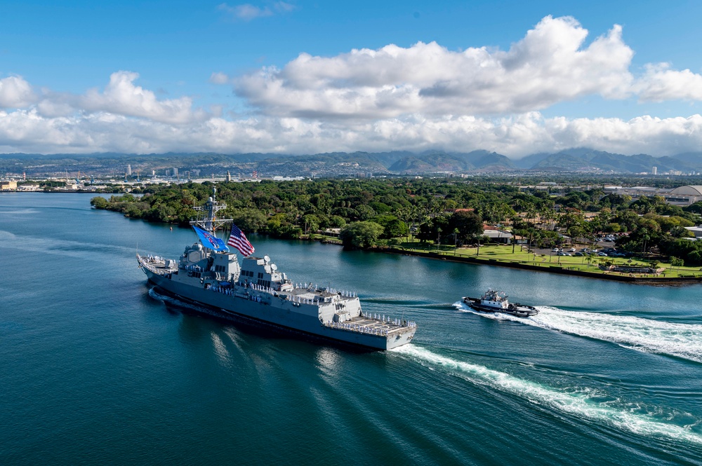 PCU USS Daniel Inouye Completes Maiden Voyage