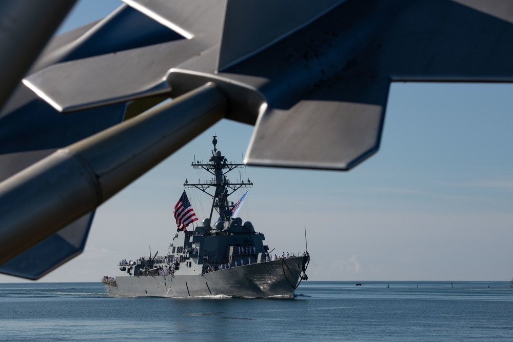 PCU USS Daniel Inouye Arrives at Pearl Harbor