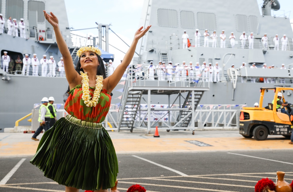 PCU USS Daniel Inouye Arrives in Pearl Harbor