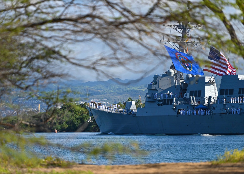 PCU USS Daniel Inouye Completes Maiden Voyage