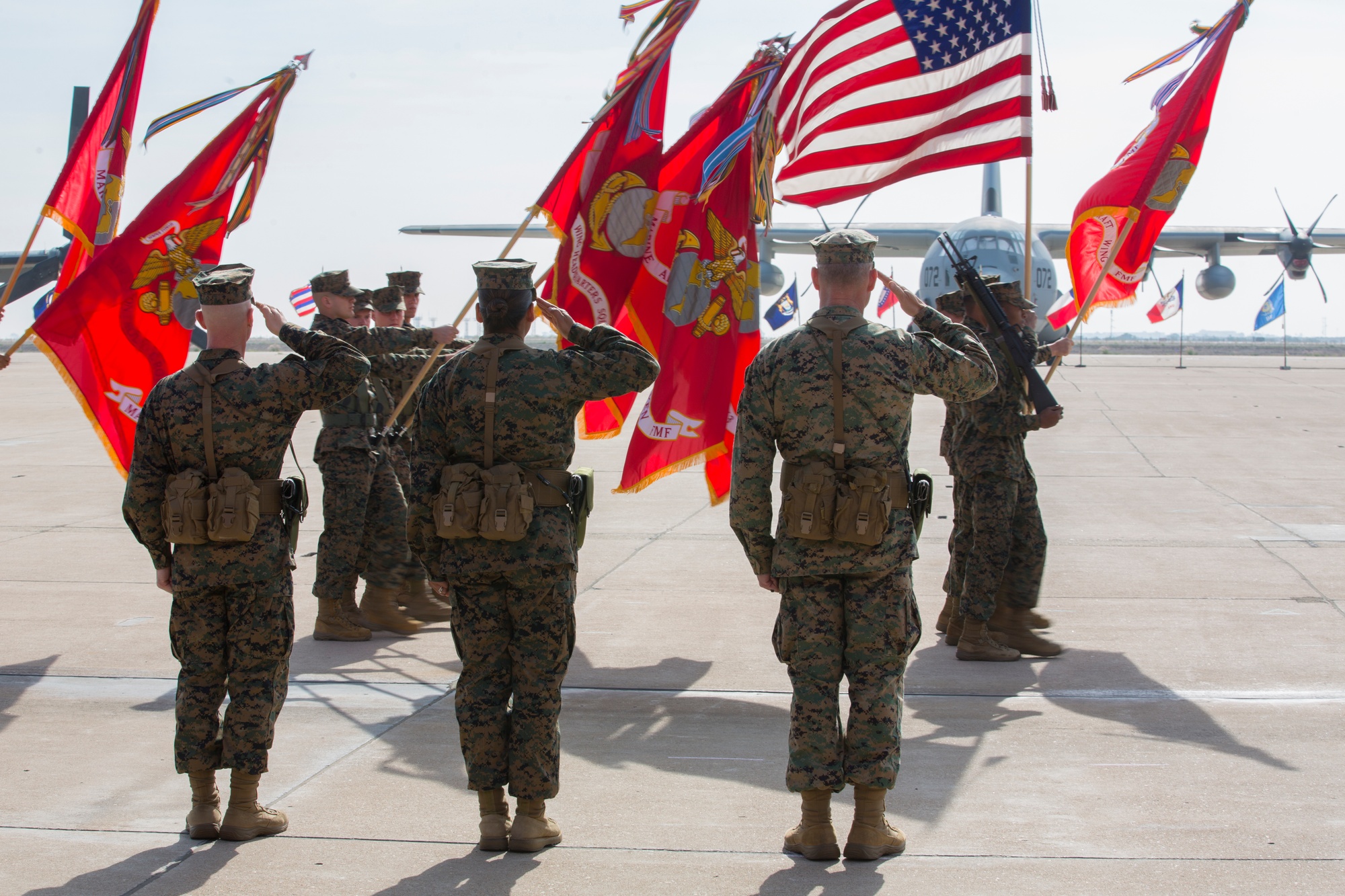 DVIDS - Images - Padres Visit 3rd MAW Marines at Miramar [Image 2