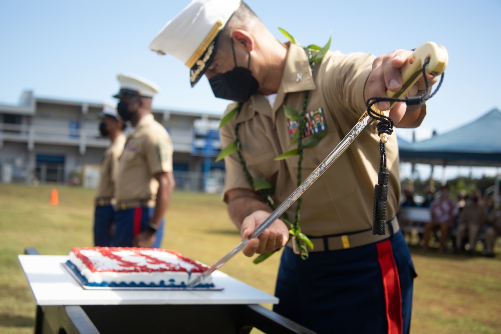 Kalaheo High School hosts U.S. Marine Corps Birthday ceremony