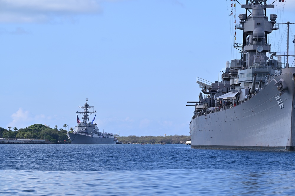 PCU USS Daniel Inouye (DDG 118) Completes Maiden Voyage